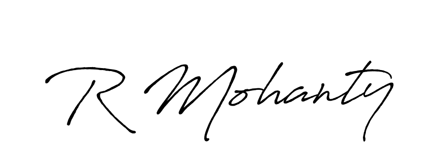 Also You can easily find your signature by using the search form. We will create R Mohanty name handwritten signature images for you free of cost using Antro_Vectra_Bolder sign style. R Mohanty signature style 7 images and pictures png