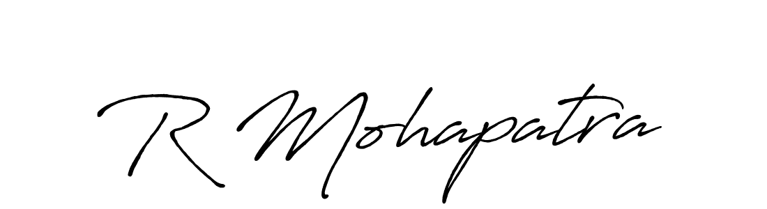 Antro_Vectra_Bolder is a professional signature style that is perfect for those who want to add a touch of class to their signature. It is also a great choice for those who want to make their signature more unique. Get R Mohapatra name to fancy signature for free. R Mohapatra signature style 7 images and pictures png