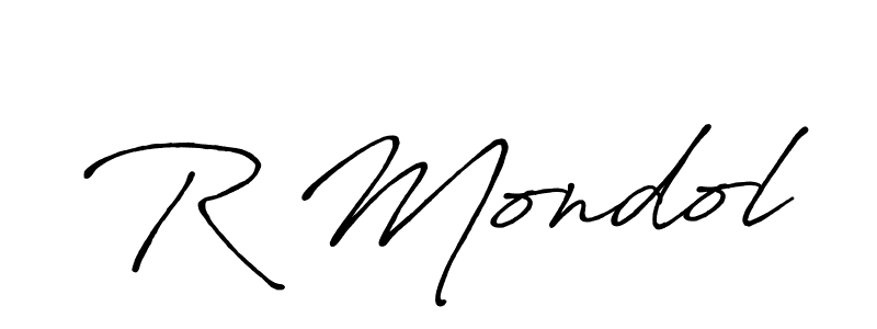Similarly Antro_Vectra_Bolder is the best handwritten signature design. Signature creator online .You can use it as an online autograph creator for name R Mondol. R Mondol signature style 7 images and pictures png