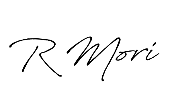 It looks lik you need a new signature style for name R Mori. Design unique handwritten (Antro_Vectra_Bolder) signature with our free signature maker in just a few clicks. R Mori signature style 7 images and pictures png