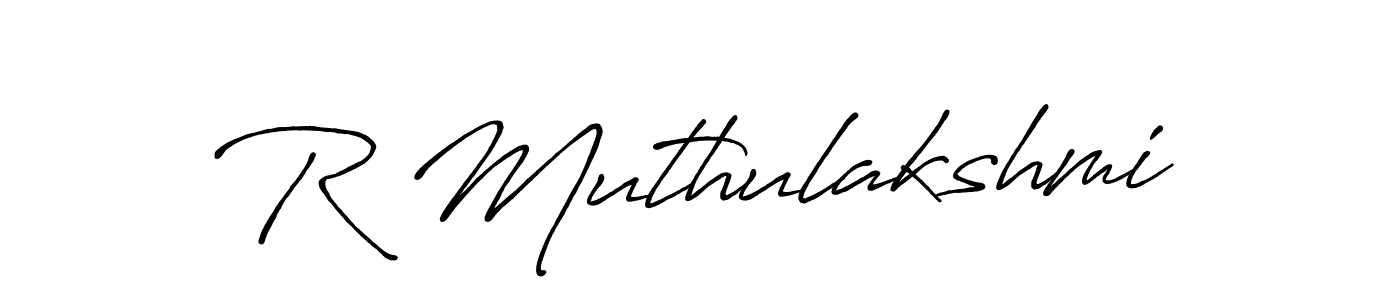 How to make R Muthulakshmi signature? Antro_Vectra_Bolder is a professional autograph style. Create handwritten signature for R Muthulakshmi name. R Muthulakshmi signature style 7 images and pictures png