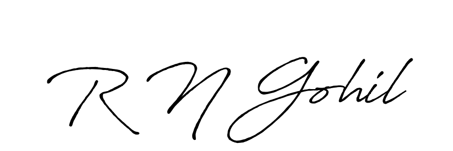 Once you've used our free online signature maker to create your best signature Antro_Vectra_Bolder style, it's time to enjoy all of the benefits that R N Gohil name signing documents. R N Gohil signature style 7 images and pictures png