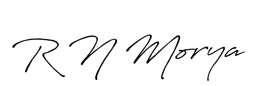 This is the best signature style for the R N Morya name. Also you like these signature font (Antro_Vectra_Bolder). Mix name signature. R N Morya signature style 7 images and pictures png