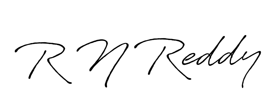 How to make R N Reddy signature? Antro_Vectra_Bolder is a professional autograph style. Create handwritten signature for R N Reddy name. R N Reddy signature style 7 images and pictures png