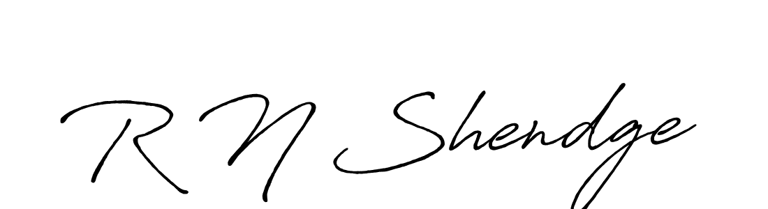 How to make R N Shendge signature? Antro_Vectra_Bolder is a professional autograph style. Create handwritten signature for R N Shendge name. R N Shendge signature style 7 images and pictures png