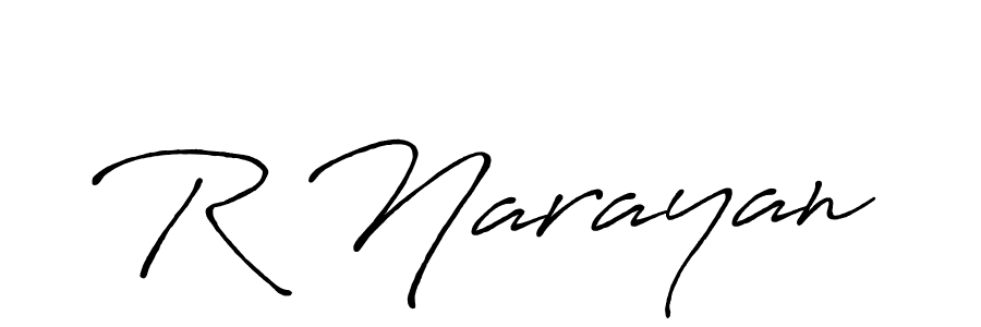 Make a beautiful signature design for name R Narayan. Use this online signature maker to create a handwritten signature for free. R Narayan signature style 7 images and pictures png