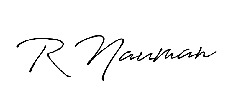 if you are searching for the best signature style for your name R Nauman. so please give up your signature search. here we have designed multiple signature styles  using Antro_Vectra_Bolder. R Nauman signature style 7 images and pictures png