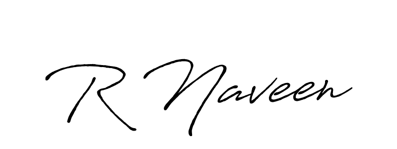 if you are searching for the best signature style for your name R Naveen. so please give up your signature search. here we have designed multiple signature styles  using Antro_Vectra_Bolder. R Naveen signature style 7 images and pictures png