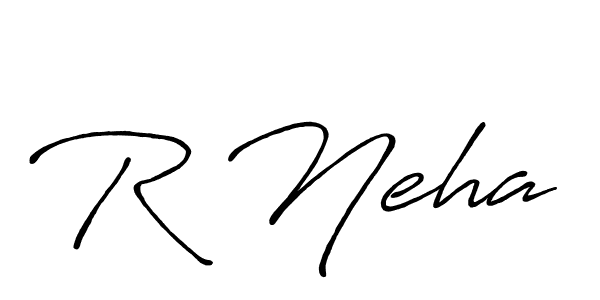 Also we have R Neha name is the best signature style. Create professional handwritten signature collection using Antro_Vectra_Bolder autograph style. R Neha signature style 7 images and pictures png
