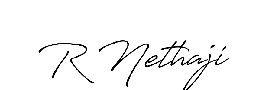 Similarly Antro_Vectra_Bolder is the best handwritten signature design. Signature creator online .You can use it as an online autograph creator for name R Nethaji. R Nethaji signature style 7 images and pictures png