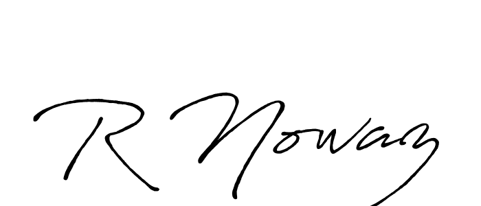 It looks lik you need a new signature style for name R Nowaz. Design unique handwritten (Antro_Vectra_Bolder) signature with our free signature maker in just a few clicks. R Nowaz signature style 7 images and pictures png