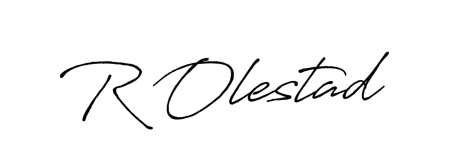 Similarly Antro_Vectra_Bolder is the best handwritten signature design. Signature creator online .You can use it as an online autograph creator for name R Olestad. R Olestad signature style 7 images and pictures png