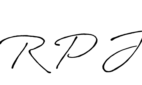 It looks lik you need a new signature style for name R P J. Design unique handwritten (Antro_Vectra_Bolder) signature with our free signature maker in just a few clicks. R P J signature style 7 images and pictures png