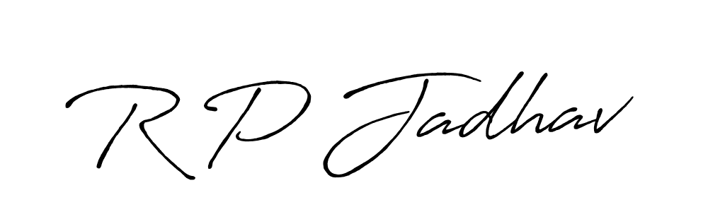 Antro_Vectra_Bolder is a professional signature style that is perfect for those who want to add a touch of class to their signature. It is also a great choice for those who want to make their signature more unique. Get R P Jadhav name to fancy signature for free. R P Jadhav signature style 7 images and pictures png