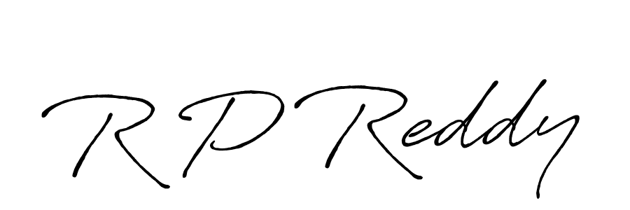 Also You can easily find your signature by using the search form. We will create R P Reddy name handwritten signature images for you free of cost using Antro_Vectra_Bolder sign style. R P Reddy signature style 7 images and pictures png