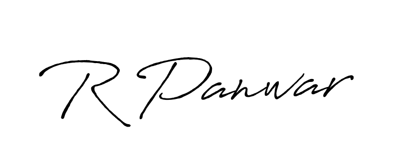 Also You can easily find your signature by using the search form. We will create R Panwar name handwritten signature images for you free of cost using Antro_Vectra_Bolder sign style. R Panwar signature style 7 images and pictures png