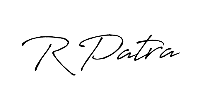 You should practise on your own different ways (Antro_Vectra_Bolder) to write your name (R Patra) in signature. don't let someone else do it for you. R Patra signature style 7 images and pictures png