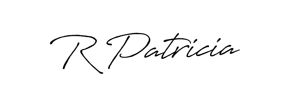Similarly Antro_Vectra_Bolder is the best handwritten signature design. Signature creator online .You can use it as an online autograph creator for name R Patricia. R Patricia signature style 7 images and pictures png
