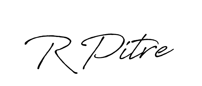 Also we have R Pitre name is the best signature style. Create professional handwritten signature collection using Antro_Vectra_Bolder autograph style. R Pitre signature style 7 images and pictures png