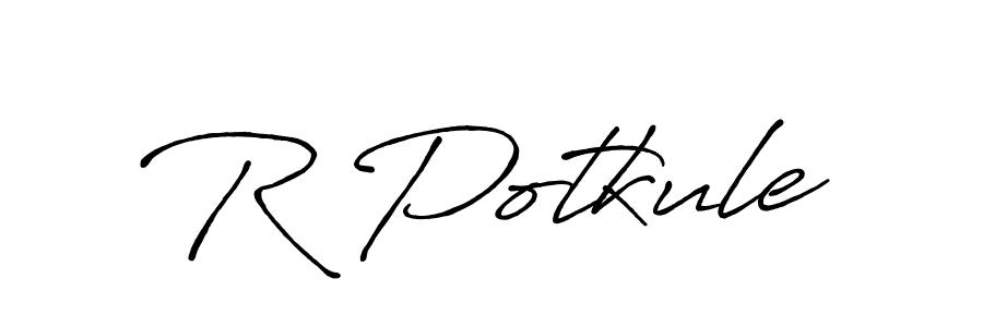 Design your own signature with our free online signature maker. With this signature software, you can create a handwritten (Antro_Vectra_Bolder) signature for name R Potkule. R Potkule signature style 7 images and pictures png