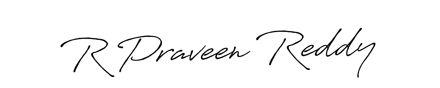 Also we have R Praveen Reddy name is the best signature style. Create professional handwritten signature collection using Antro_Vectra_Bolder autograph style. R Praveen Reddy signature style 7 images and pictures png