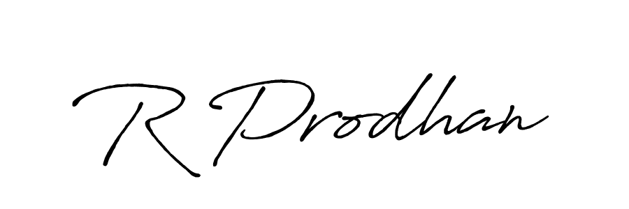 Design your own signature with our free online signature maker. With this signature software, you can create a handwritten (Antro_Vectra_Bolder) signature for name R Prodhan. R Prodhan signature style 7 images and pictures png