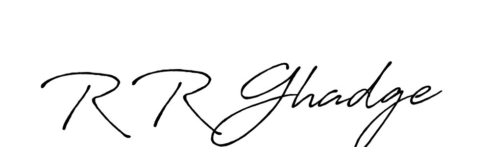 R R Ghadge stylish signature style. Best Handwritten Sign (Antro_Vectra_Bolder) for my name. Handwritten Signature Collection Ideas for my name R R Ghadge. R R Ghadge signature style 7 images and pictures png