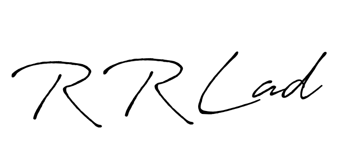 Also we have R R Lad name is the best signature style. Create professional handwritten signature collection using Antro_Vectra_Bolder autograph style. R R Lad signature style 7 images and pictures png