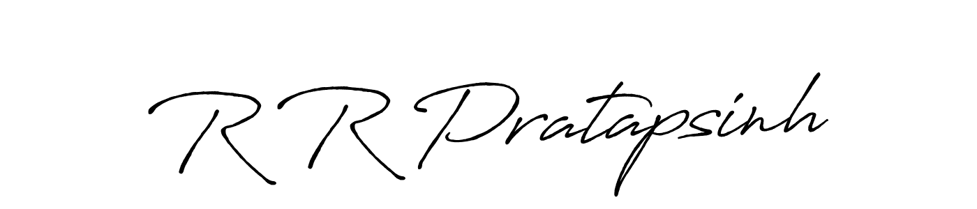 Design your own signature with our free online signature maker. With this signature software, you can create a handwritten (Antro_Vectra_Bolder) signature for name R R Pratapsinh. R R Pratapsinh signature style 7 images and pictures png