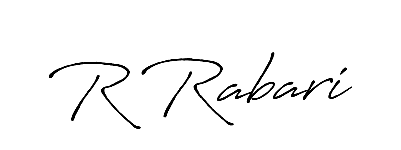 You should practise on your own different ways (Antro_Vectra_Bolder) to write your name (R Rabari) in signature. don't let someone else do it for you. R Rabari signature style 7 images and pictures png
