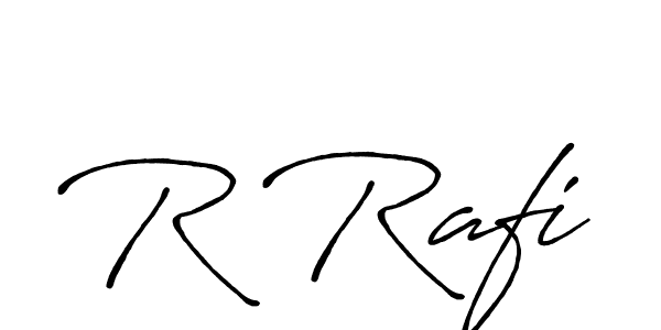 Similarly Antro_Vectra_Bolder is the best handwritten signature design. Signature creator online .You can use it as an online autograph creator for name R Rafi. R Rafi signature style 7 images and pictures png