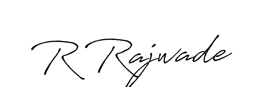 Design your own signature with our free online signature maker. With this signature software, you can create a handwritten (Antro_Vectra_Bolder) signature for name R Rajwade. R Rajwade signature style 7 images and pictures png