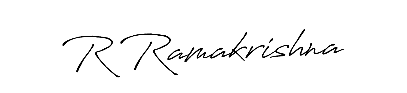 Antro_Vectra_Bolder is a professional signature style that is perfect for those who want to add a touch of class to their signature. It is also a great choice for those who want to make their signature more unique. Get R Ramakrishna name to fancy signature for free. R Ramakrishna signature style 7 images and pictures png