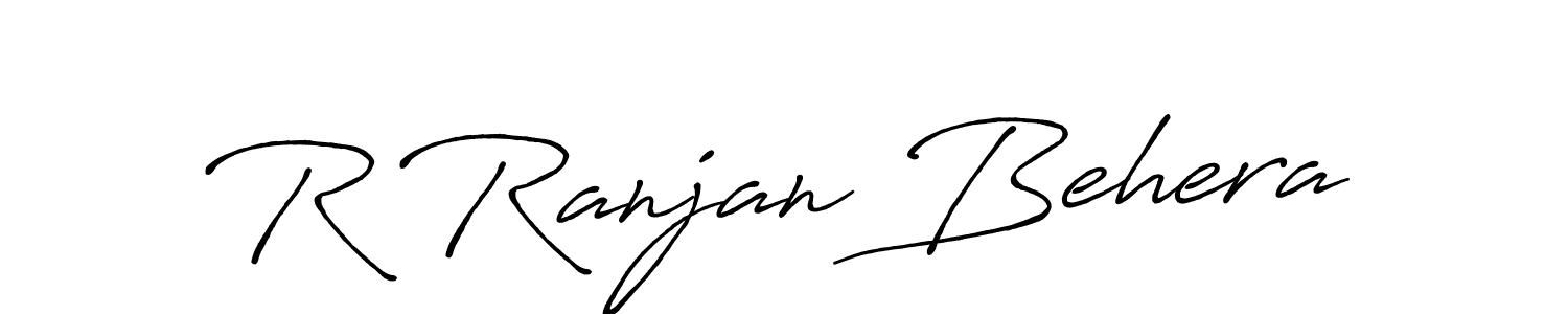 How to make R Ranjan Behera signature? Antro_Vectra_Bolder is a professional autograph style. Create handwritten signature for R Ranjan Behera name. R Ranjan Behera signature style 7 images and pictures png