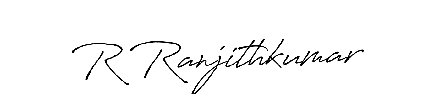 How to make R Ranjithkumar signature? Antro_Vectra_Bolder is a professional autograph style. Create handwritten signature for R Ranjithkumar name. R Ranjithkumar signature style 7 images and pictures png