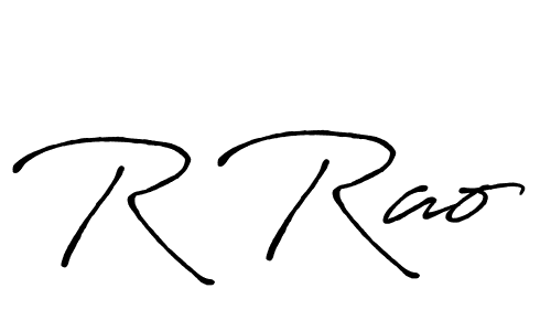 Also we have R Rao name is the best signature style. Create professional handwritten signature collection using Antro_Vectra_Bolder autograph style. R Rao signature style 7 images and pictures png