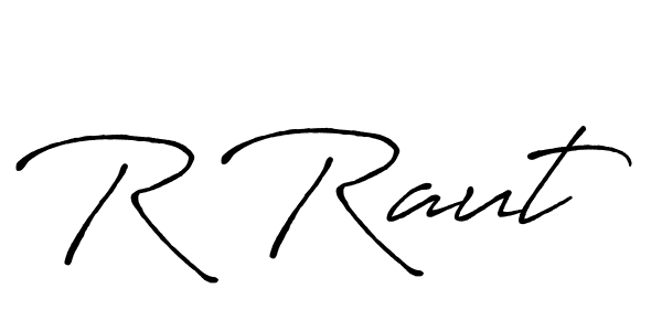 R Raut stylish signature style. Best Handwritten Sign (Antro_Vectra_Bolder) for my name. Handwritten Signature Collection Ideas for my name R Raut. R Raut signature style 7 images and pictures png