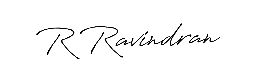 How to make R Ravindran signature? Antro_Vectra_Bolder is a professional autograph style. Create handwritten signature for R Ravindran name. R Ravindran signature style 7 images and pictures png