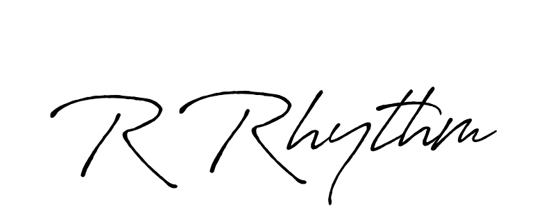 You should practise on your own different ways (Antro_Vectra_Bolder) to write your name (R Rhythm) in signature. don't let someone else do it for you. R Rhythm signature style 7 images and pictures png