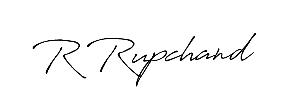 How to make R Rupchand signature? Antro_Vectra_Bolder is a professional autograph style. Create handwritten signature for R Rupchand name. R Rupchand signature style 7 images and pictures png