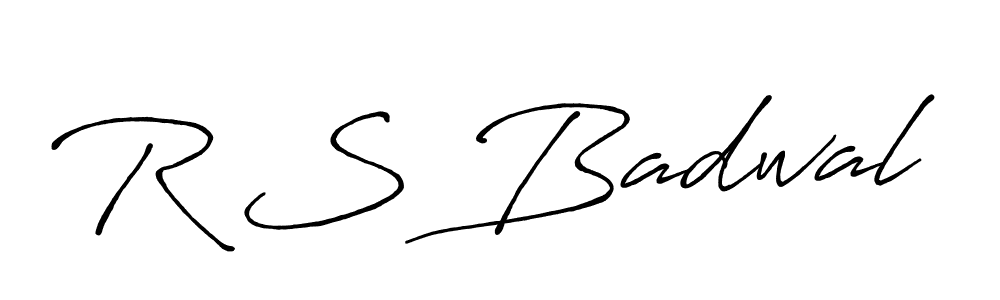 Make a beautiful signature design for name R S Badwal. Use this online signature maker to create a handwritten signature for free. R S Badwal signature style 7 images and pictures png