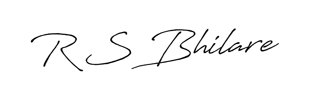 Make a beautiful signature design for name R S Bhilare. With this signature (Antro_Vectra_Bolder) style, you can create a handwritten signature for free. R S Bhilare signature style 7 images and pictures png