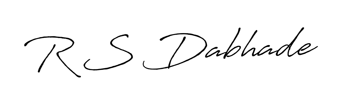It looks lik you need a new signature style for name R S Dabhade. Design unique handwritten (Antro_Vectra_Bolder) signature with our free signature maker in just a few clicks. R S Dabhade signature style 7 images and pictures png