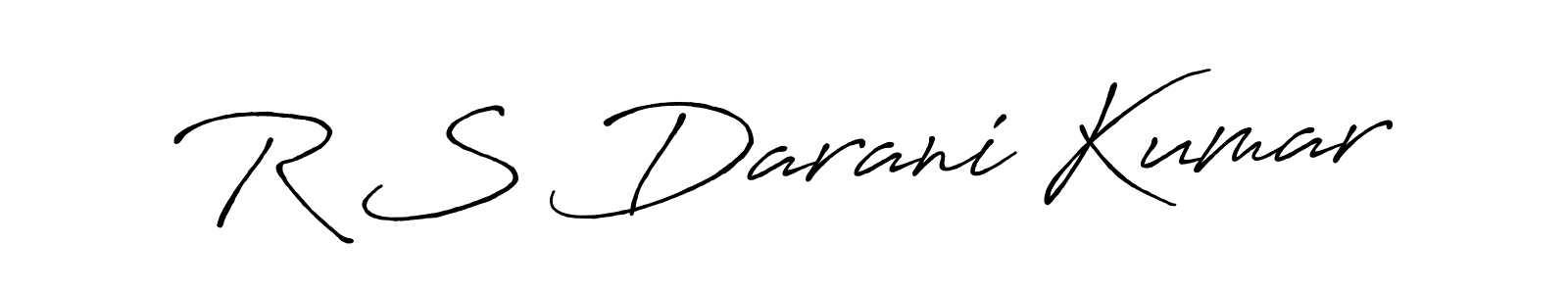 Make a short R S Darani Kumar signature style. Manage your documents anywhere anytime using Antro_Vectra_Bolder. Create and add eSignatures, submit forms, share and send files easily. R S Darani Kumar signature style 7 images and pictures png