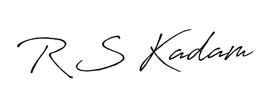 Make a beautiful signature design for name R S Kadam. Use this online signature maker to create a handwritten signature for free. R S Kadam signature style 7 images and pictures png