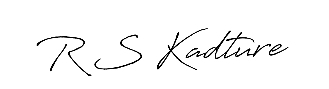 Once you've used our free online signature maker to create your best signature Antro_Vectra_Bolder style, it's time to enjoy all of the benefits that R S Kadture name signing documents. R S Kadture signature style 7 images and pictures png