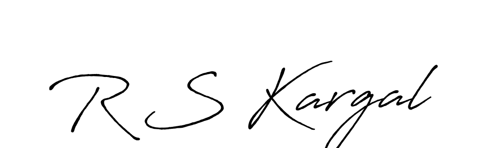 Also You can easily find your signature by using the search form. We will create R S Kargal name handwritten signature images for you free of cost using Antro_Vectra_Bolder sign style. R S Kargal signature style 7 images and pictures png