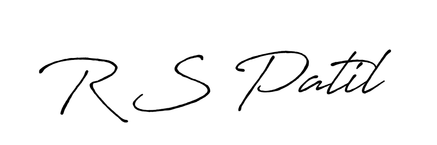 How to Draw R S Patil signature style? Antro_Vectra_Bolder is a latest design signature styles for name R S Patil. R S Patil signature style 7 images and pictures png