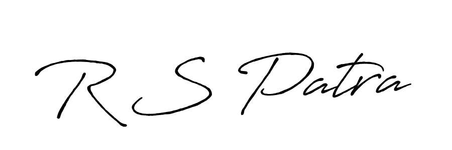 How to make R S Patra signature? Antro_Vectra_Bolder is a professional autograph style. Create handwritten signature for R S Patra name. R S Patra signature style 7 images and pictures png