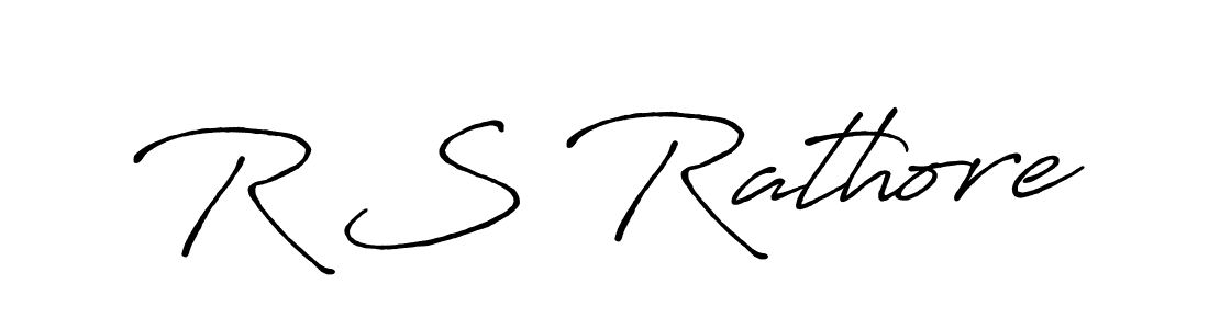 Design your own signature with our free online signature maker. With this signature software, you can create a handwritten (Antro_Vectra_Bolder) signature for name R S Rathore. R S Rathore signature style 7 images and pictures png